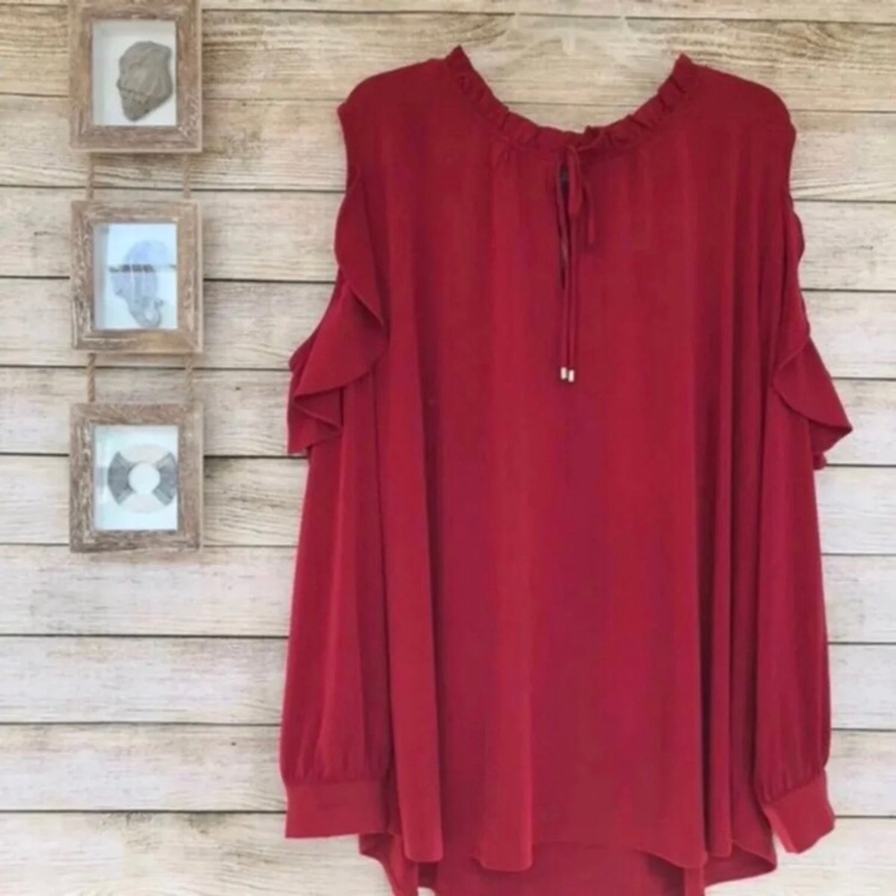 The Limited Ruffle Top Retail $78 - Picture 2 of 6